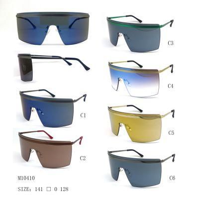 2021 High Quality Metal Fashion Style The Cylindrical Lens Sunglasses