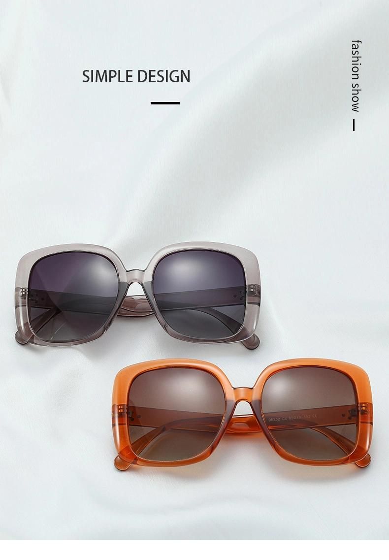New Style Big Frame Sunglasses Ladies Polarized Sunglasses