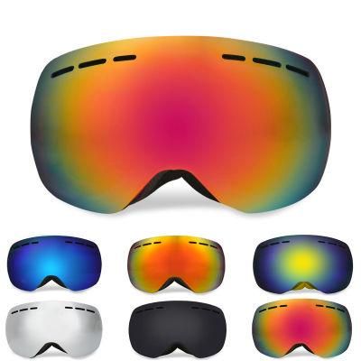 Women Men Newest Style Frameless Googles Large Spherical Double Durable Fashion Anti-Fog Outdoor Ski Googles