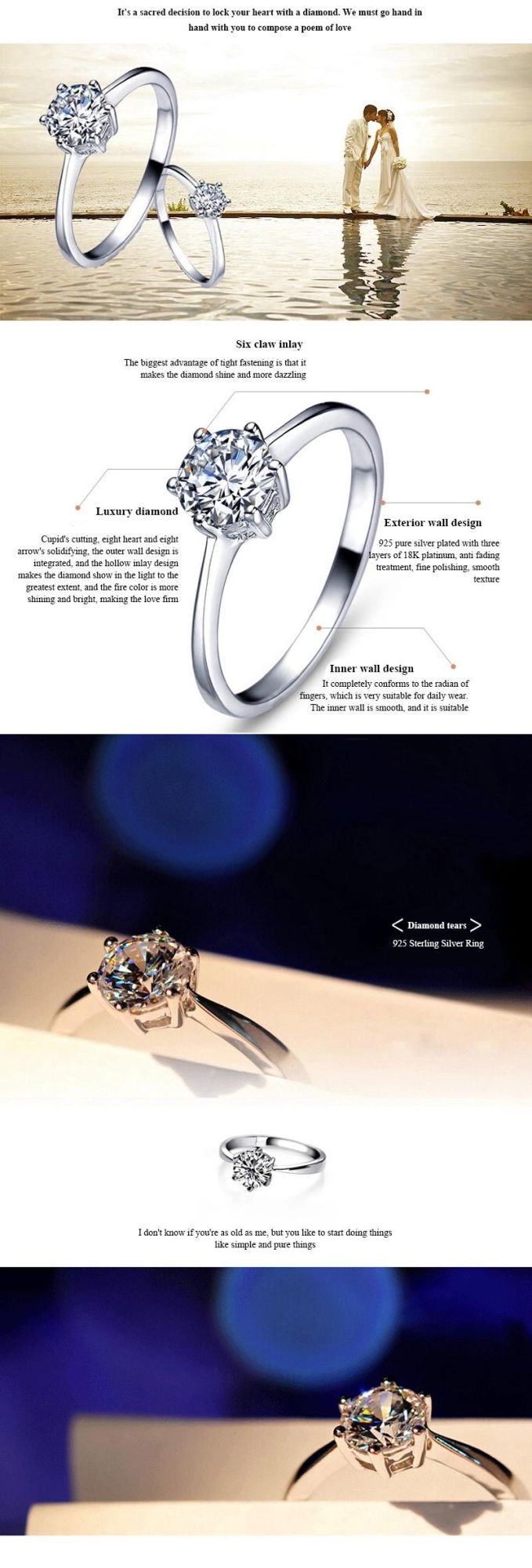 925 Sterling Silver Rings Jewelry Rings