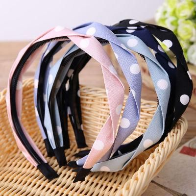 Fabric DOT Design Fashion Headband Hair Band