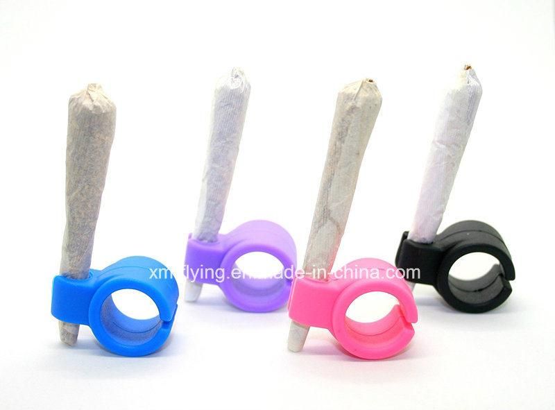 Silicone Smoker Finger Ring Hand Rack Cigarette Holder for Driver