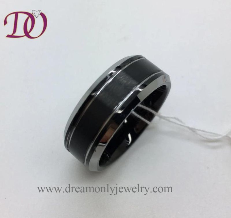 Wholesale Top Quality 8mm Tungsten Ring Mens Tungsten Carbide Ring