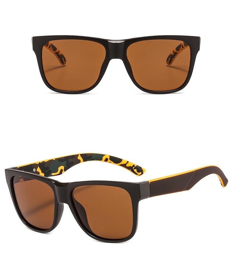 New Retro Classic Camouflage Frame Polarized Sunglasses