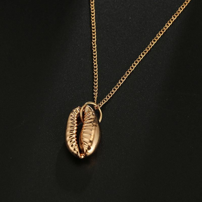 Fashion Simple Beach Retro Shell Clavicle Chain Pendant Necklace Wholesale