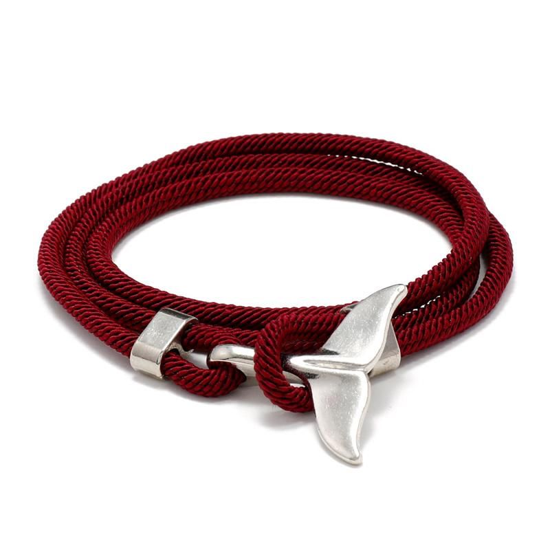 Latest Milan Line Ocean Whale Tail Braided Bohemian Bracelet