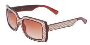 Fashion Women Lether Sunglasses. Meet UV400, CE and FDA (M6153)