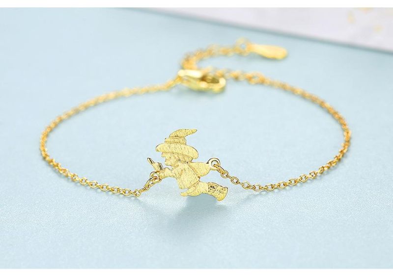 Premium Gold Plated Witch Adjustable Bracelet for Women