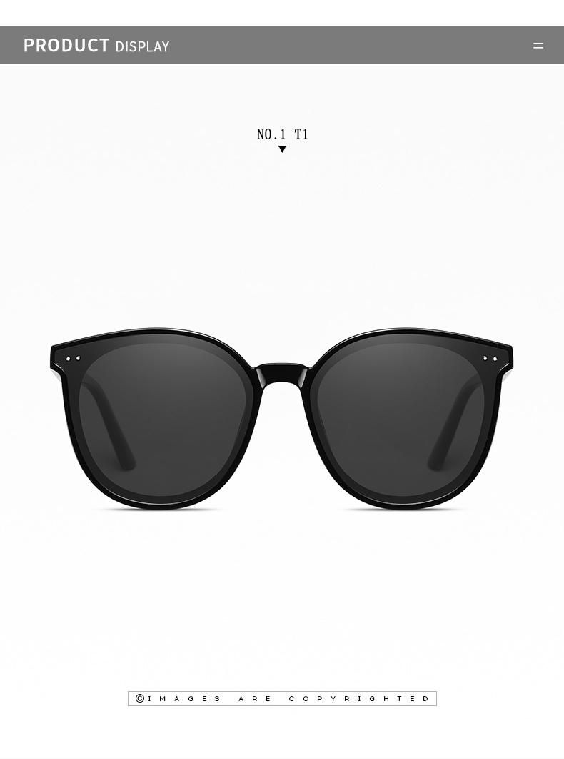 2021 Hot Sale for Unisex Sunglass Retro Round Injection Tr Polarized Sunglasses