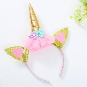 Hot Stock Party Supply Unicorn Hair Band Unicorn Accessories for Girls Hair Unicorn Hair Clip