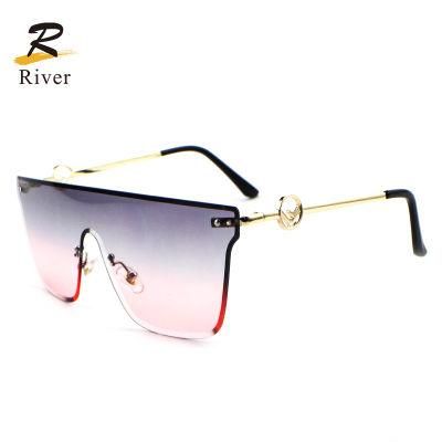 Top Flat Cool Stock Frameless Sunglasses for Women