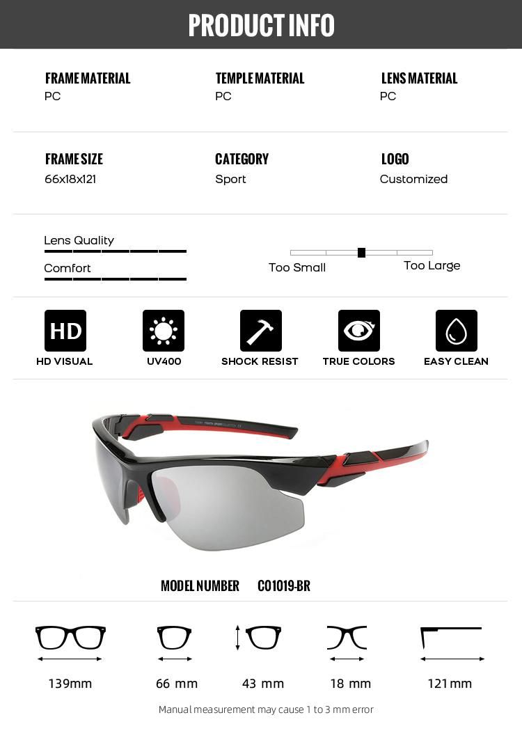 Custom 2022 Fashion Double Injection Frame Men Tac Polarized Outdoor Cycling Sport Sunglasses