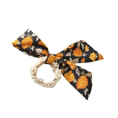 Fashion Jewellery Floral Ribbon Bow Headpiece Hairrope