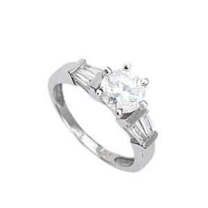 Fashion Sterling Silver Plated 925 Ring Wedding Engagement Infinity
