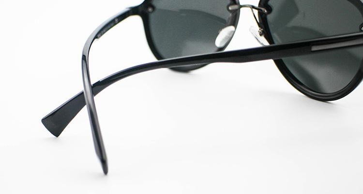 2021 Flat Top Oversize Tr Frame Stock Polarized Men Sunglasses