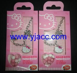 Hello Kitty Charm Bracelet with Candy Packed in Box (YJHK01732)