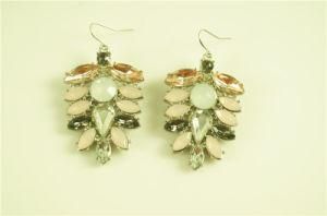 Acrylic Stone and Alloy Earring