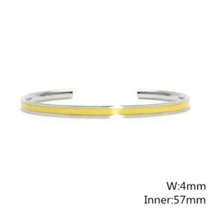Fashion Jewelry Stainless Steel Cuff Bracelet with Glue 57X4mm