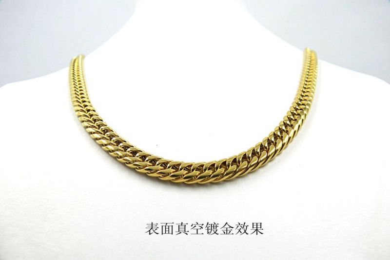 24K Gold Plated Necklace Luxury Chain
