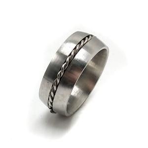 New Fashion Man Jewelry Stainless Steel Finger Combinatorial Ring