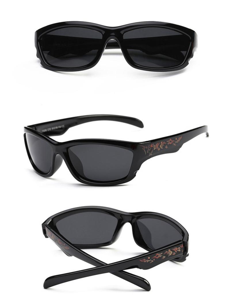 Wenzhou Optic Cycling Children Kids Rectangle Shape TPE Rubber Silicone Soft Material Polarized Bike Motor Environmental Eco-Friendly Recycled Sunglasses