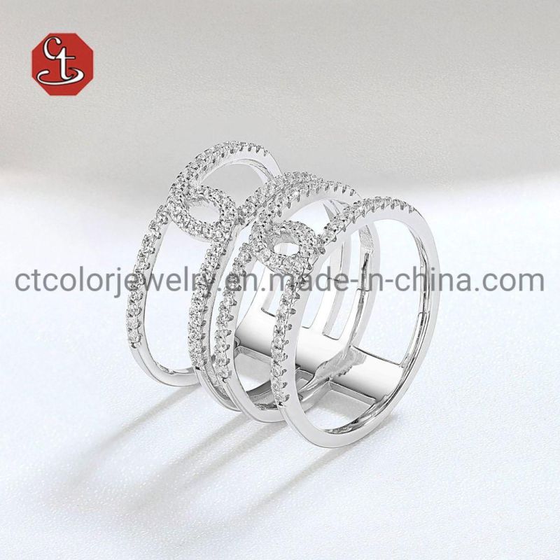 S925 Silver Simple Ring High Quality Micro Rings Jewelry for Men