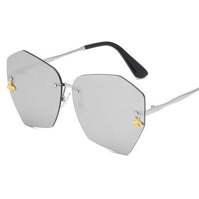 Wholesale Fashion Sunglasses Newest Luxury Diamond Oversized Sunglasses Womens Big Ladies Sun Glasses