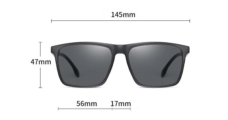 Men Driving Sunglasses Tr90 Polarized Sunglasses Mirror Lens Sunglasses 3320