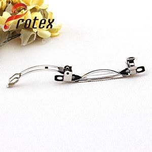 Clear 8cm Metal Frensh Barrette/Plain Hair Clips for DIY