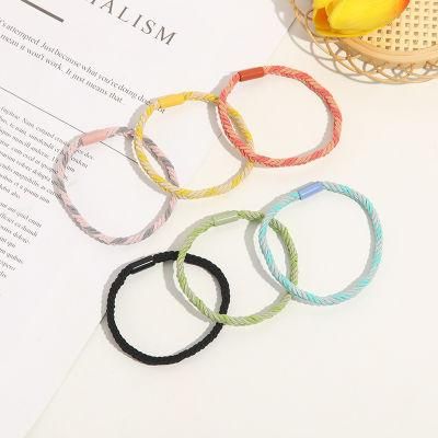 Facttory Minimalism Braided Hair Base Elastic Rope Hair Bands