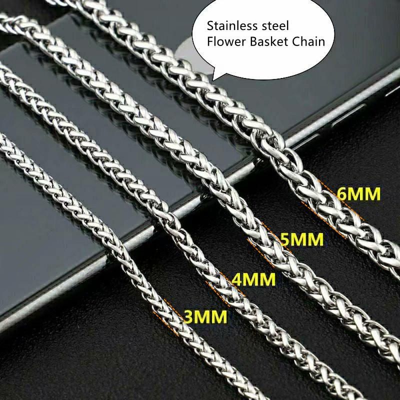 Stainless Steel Chain Flower Basket Chain