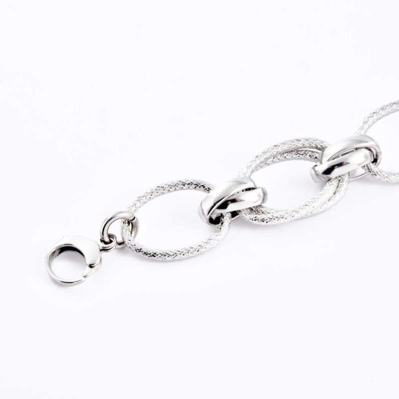 Handmade Fashion Jewelry Mens Stainless Steel Custom Gold Platde Necklace Bracelets OEM
