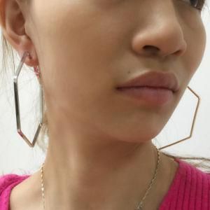 80mm Legering Big Hoop Earring for Vrouwen