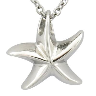 Polished Five Star Metal Pendant