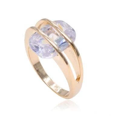 Wholesale Zircon Women Gold Plated Party Jewelry Rings