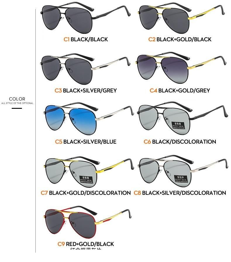 Polarized Men′ S Sports Color Changing Fashion Outdoor Sunglasses