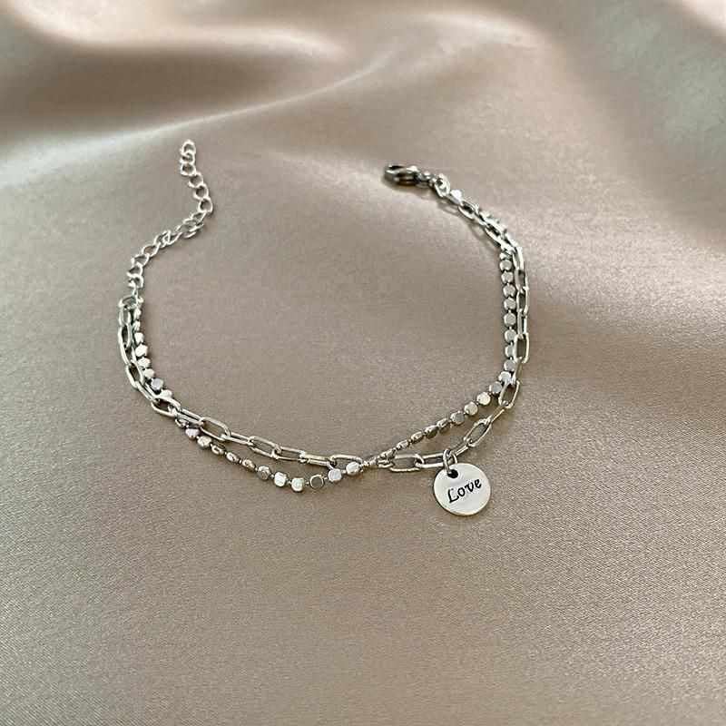 Ladies Pearl Bracelet Simple Zircon Bracelet Niche Trend Bracelet