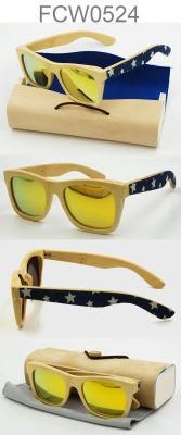 Handmade Simple Brand Wooden Sunglasses (with Ce, FDA)