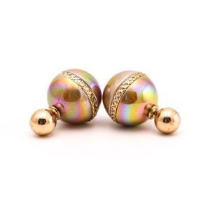 Costume Imitation Accessories Double Sided Front Back Stud Earrings