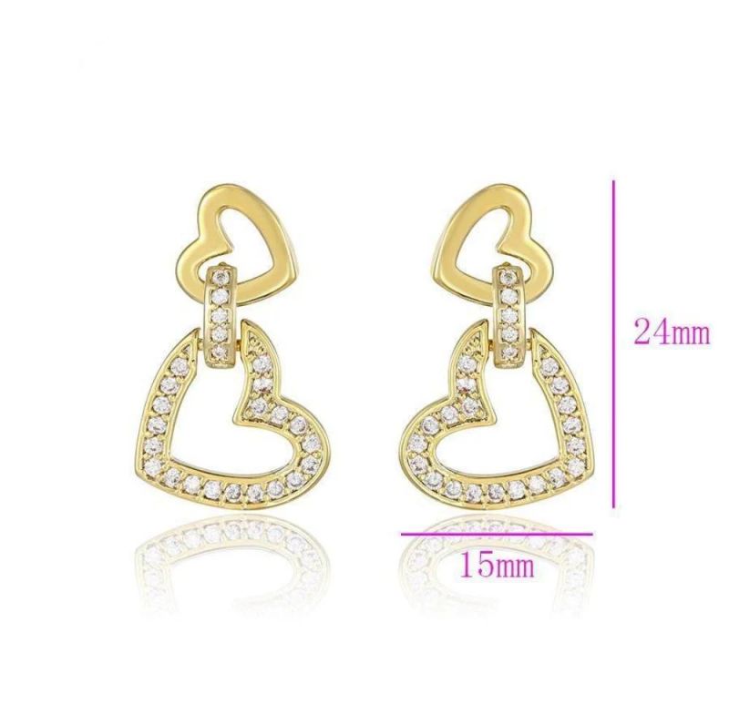 Fashion Accessories Crystal Earrings Jewelry Gold Fashion Earrings Trend 2021 Model Earrings for Wedding