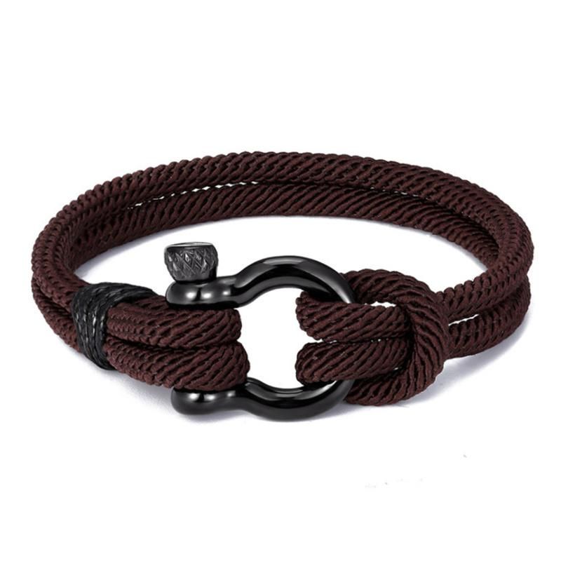 Minimalism Nordic Style Polyester Metal Bracelet