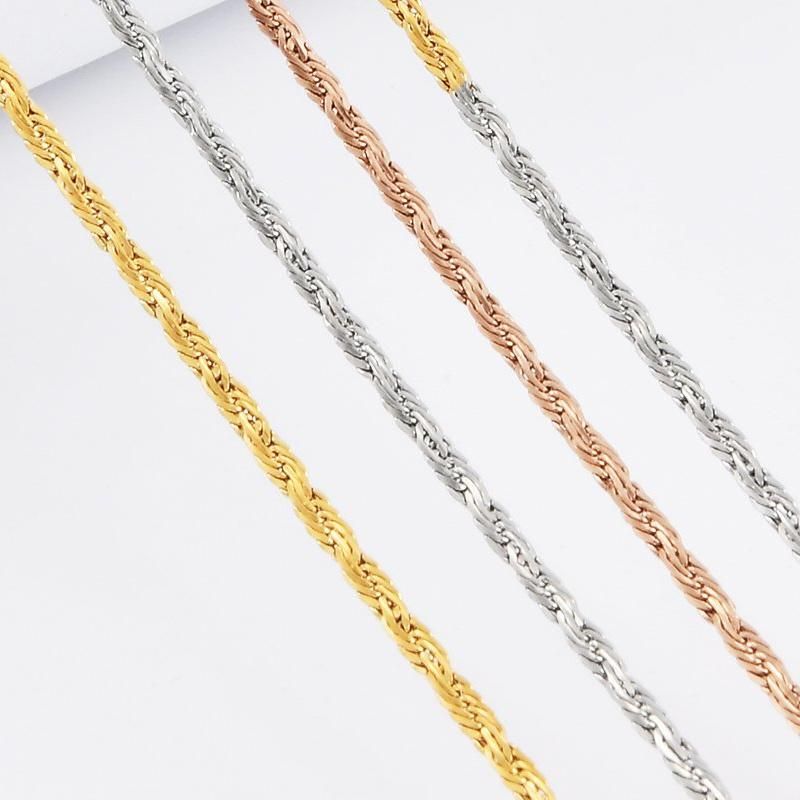 Stainless Steel Jewelry New Style French Rope Chain for Bracelet Necklace Bangles Fashion Bag Design