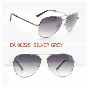 Gun Metal Ea9822 Fashion Sunglasses /Silver Gray Lens Sunglasses