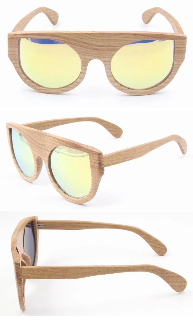 Wood Bamboo Sunglasses in High Quality with Bamboo Cases