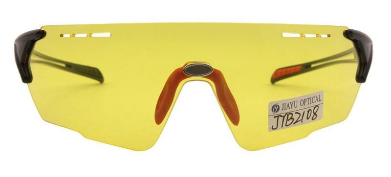 One-Piece Rimless Frame Yellow Car Driving Sunglasses Cycling Night Vision Sports Glasses