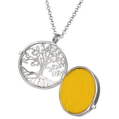 Modern Unique Essential Oil Diffuser Necklace Jewelry Essential Oil Necklace Gift