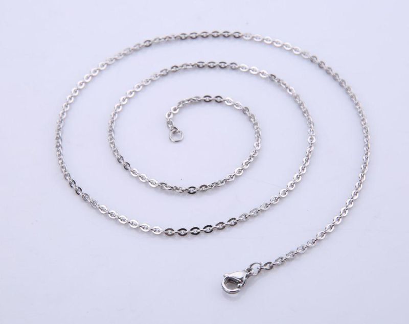 New Fashion Stainless Steel Jewelry Necklace for Cross-Border Design Handcraft Chain Necklace Bracelet Anklet DIY