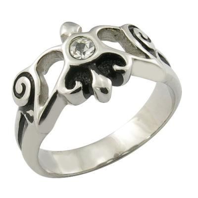 Biker Ring Setting Crytal Rings