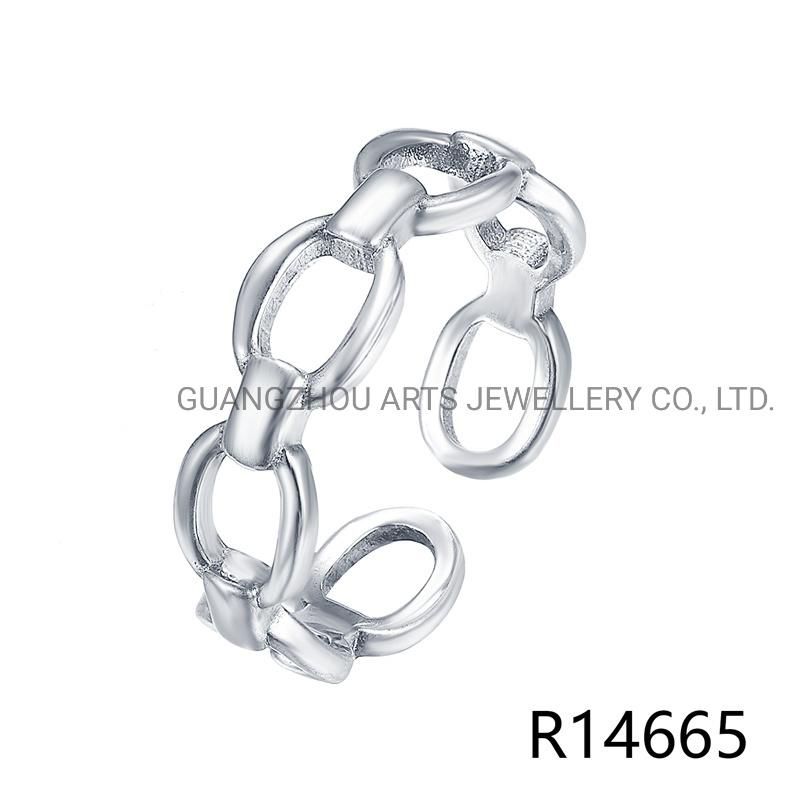 New & Latest 925 Sterling Silver Multi Chain Shape Open Ring