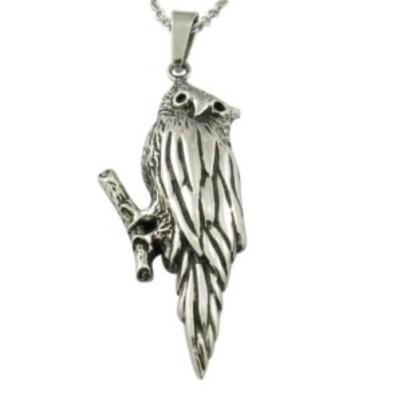 Bird Stainless Steel Pendant Custom Animal Jewelry